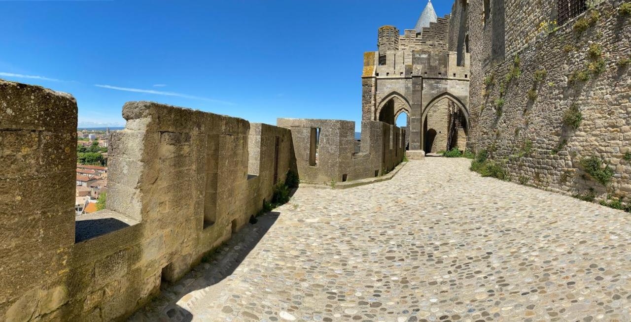 Tout Confort ! Calme, Climatisation, Vue Degagee, Ville ,Parking Gratuit, Ascenseur, Wifi Carcassonne Exterior foto