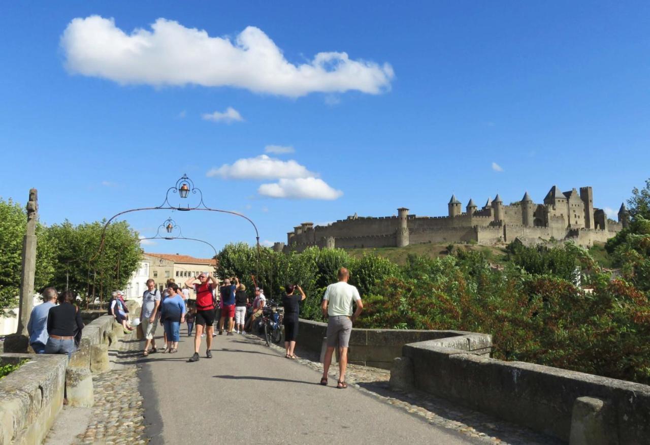 Tout Confort ! Calme, Climatisation, Vue Degagee, Ville ,Parking Gratuit, Ascenseur, Wifi Carcassonne Exterior foto